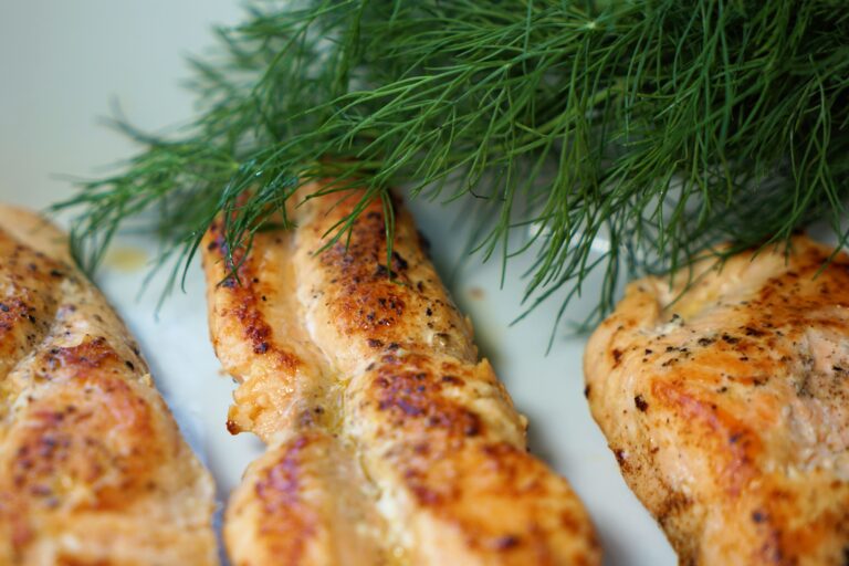 Baked Salmon with Classic Caper Sauce and Herb Butter