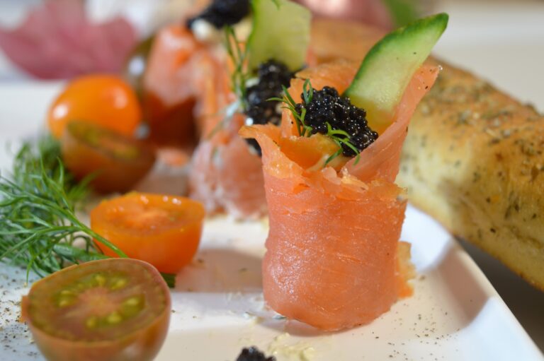 Old-Fashioned Collared Salmon Poached in Vinegar and Bay Leaves