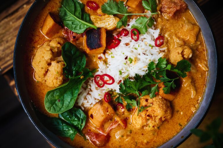 Quick and Easy Leftover Salmon Curry with Harvey’s Sauce and Lemon